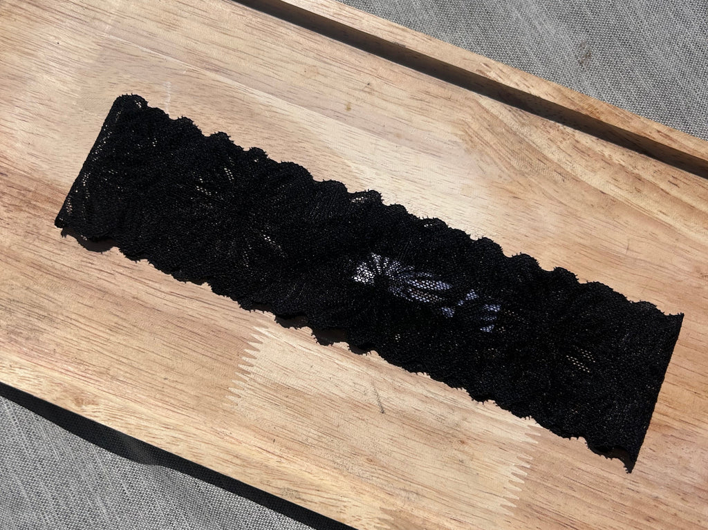 Dentelle Fleur noire