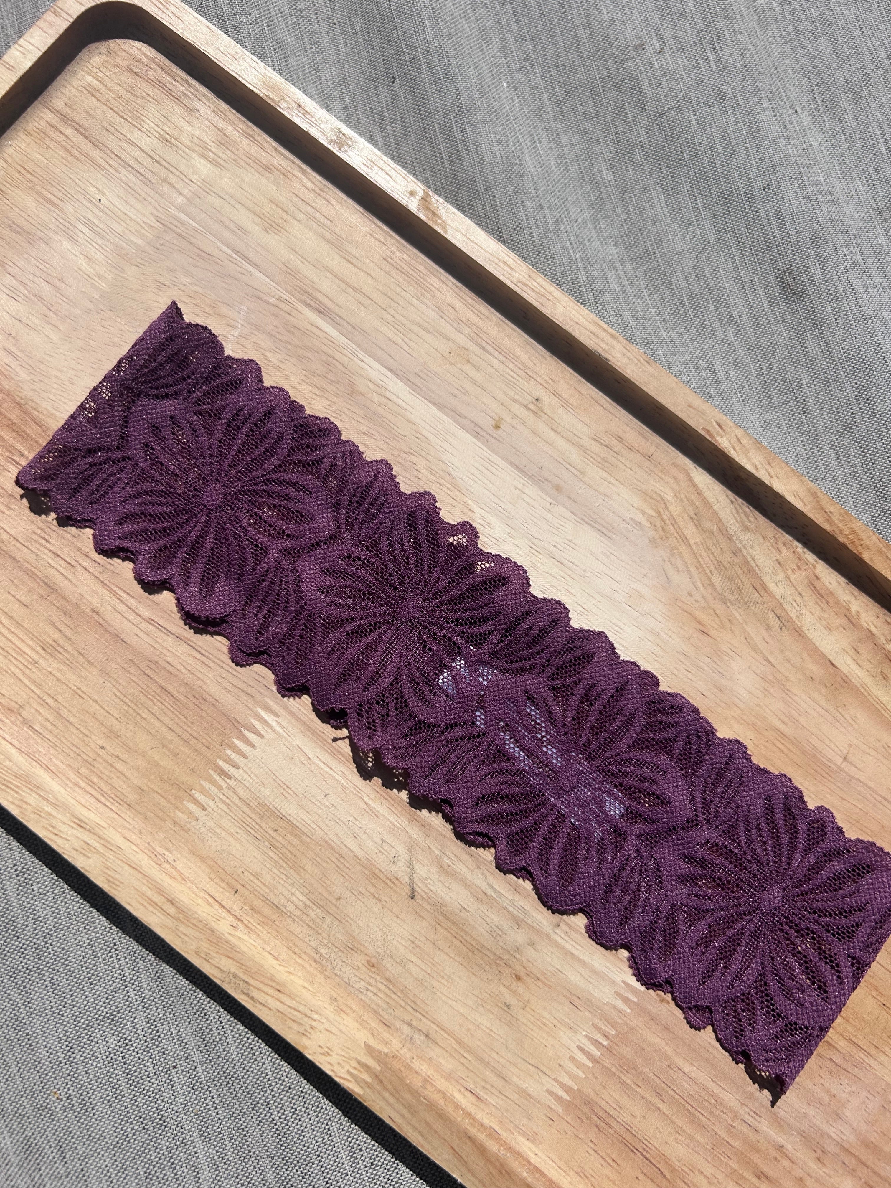 Dentelle Fleur prune