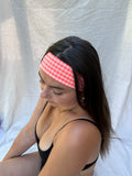 Bandeau Vichy fraise