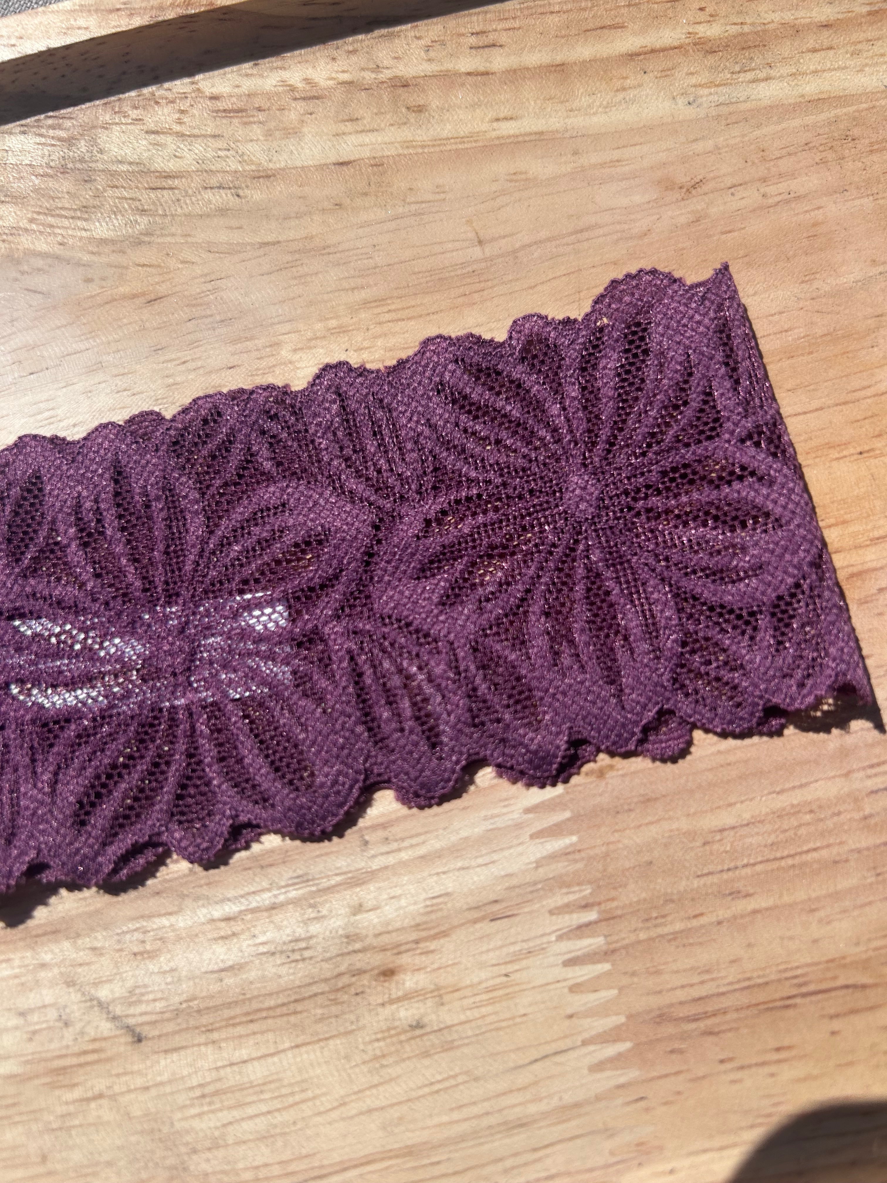 Dentelle Fleur prune